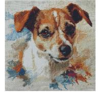Dog(5) Counted Cross Stitch Kits, 14ct 150x150 Stitch,37x37cm Cotton Dog Counted Cross Stitch Kits