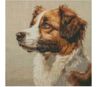 Dog(6) Counted Cross Stitch Kits, 14ct 150x150 Stitch,37x37cm Cotton Dog Counted Cross Stitch Kits