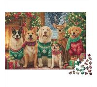 Dog Adorable Dog A Highly Creative Game That Is Cool And Fun with A High Level of Difficulty Suitable for Family Entertainment 1000pcs (75x50cm)