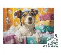 Dog Adorable Dog A Highly Creative Game That Is Cool And Fun with A High Level of Difficulty Suitable for Family Entertainment 500pcs (52x38cm)
