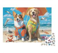 Dog Adorable Dog Extremely Difficult, Very Hard to Complete Jigsaw Puzzle Suitable for Adults 300pcs (40x28cm)