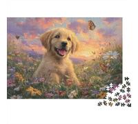 Dog Adorable Dog Fun Educational Game Suitable for All The Family High Difficulty But Not Boring 1000pcs (75x50cm)