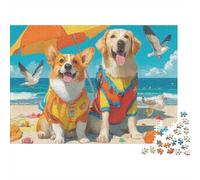 Dog Adorable Dog Suitable for Adults And Children Creative Game Extremely Difficult Challenging to Complete 300pcs (40x28cm)