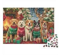 Dog Adorable Dog Suitable for Adults And Children Creative Game Extremely Difficult Challenging to Complete 1000pcs (75x50cm)