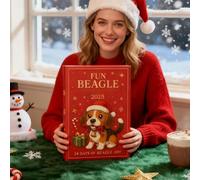 Dog Advent Calendars 2025, 24 Days Advent Dog Christmas Countdown Calendar With 24 Cute Pugs Dogs Ornaments, Holiday Treat For Dogs Lovers, Christmas Tree Decorations