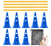 Dog Agility Course Hurdle Cones Play Interactive Toys