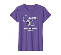 Dog Agility Dog Hoopers all the fun happens border collie T-Shirt