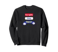 Dog Agility Lover - run agility sleep repeat Sweatshirt