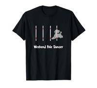 Dog Agility T Shirt - Weekend dancer with a Poodle T-Shirt