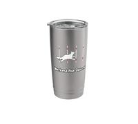 Dog Agility T Shirt - Weekend Pole Dancer Stainless Steel Insulated Tumbler