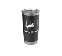 Dog Agility T Shirt - Weekend Pole Dancer Stainless Steel Insulated Tumbler