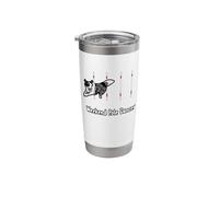 Dog Agility T Shirt - Weekend Pole Dancer Starring a Collie Stainless Steel Insulated Tumbler