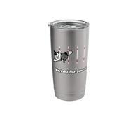 Dog Agility T Shirt - Weekend Pole Dancer Starring a Collie Stainless Steel Insulated Tumbler