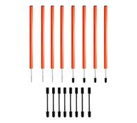 Dog Agility Weave Poles - 8-Piece Portable Lightweight Training Tool