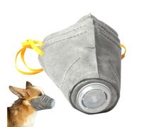Dog Air Filter Muzzle, 3X Fire Safety Dog Face Cover Respirator, Air Filter Anti Dust Breathable Mouth Cover, Pet Air Filter Protector for Small Medium Large Breeds