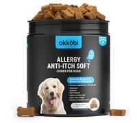 Dog Allergy Chews 150Pcs - Dog Allergy Relief - Supplements for Itchy Skin and Paw Licking - US Formula with Probiotics, Natural Ingredients & Vitamins - Chicken