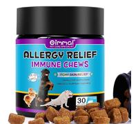 Dog Allergy Relief, Allergy Relief Immune Chews, Anti Itch for Dogs, Eyes, Ears, Skin, Paws, Stop Itching, Licking, Scratching, for All Breeds and Sizes, 30 Chews, Peking Duck Flavor