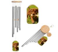 Dog and Bone Wind Chimes for Outside Memorial Tuned Outdoor Windchimes Large Garden Decor Wind Chime with Melodious Sound for Mom Dad Grandma Home Garden Patio Decor