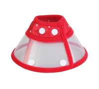 Dog And Cat Collars, Pet Bite And Lick Resistant Tapered Collars, Pet Supplies(Red,S)