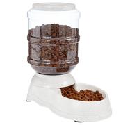 Dog and Cat Food Feeder Small Grey