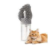 Dog and cat fur care breast| Bath accessories with soap holder | Optimized massage comfort fur comb kitten | brushing, washing, showering, escaping, scrubbing in the bathroom housedie