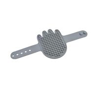 Dog And Cat Grooming Brush - Silicone Bath Scrubber For Wet & Dry Use | Adjustable Handle Massage Brush And Soothing Comb For Long & Short Hair Pet