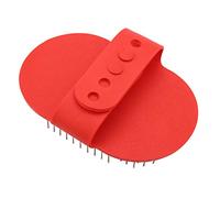 Dog and Cat Massage Brush, Dog Bath Brush Cat Steam Brush Cat Brush Pet Dog Massage Brush Pet Grooming Brushtool for Short, Medium and Long Haired Pets(Red)