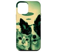 Dog and Cat Selfie Unidentified Flying Object Ufos Case for iPhone 12 mini