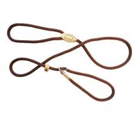 Dog and Co Supersoft Rope Slip Lead - Orange - 8mm - 48"