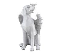 Dog Angel Pet Memorial Statue,Garden Decoration,Resin,Dog Memorial Gift,Pet Tombstone,for Home,Patio,Yard,White