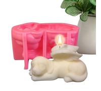 Dog Angel Silicone Mould | Animal Shaped Mould for DIY Candle Making and Epoxy Resin Casting Creative Soap Mould "Pet Wings" Ice Cubes, Puddings, Desserts Funny Mould
