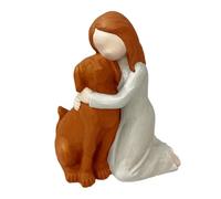 Dog Angel Statue, Pet Loss Dog Statue | Pet Loss Dog Statue Pet Lost Keeper Decoration, Pee Dog Religious Statue Sympathy for Lost of Tot, Resin Home Decor for Pet Owners, Sympathy for Loss of Dog