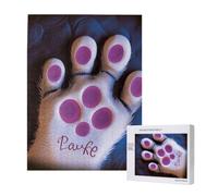 Dog Animal Pet Paw Printed Wooden Intelligence Puzzle 38x52 CM, 500 Pieces(boxed) Jigsaw Puzzles Education Game for Adults, Home Decoration Puzzle