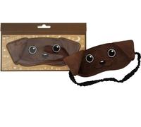 Dog Animal Plush Sleep Eyemask (Brown Labrador Retriever)