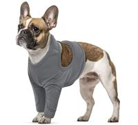 Dog Anti Licking Sleeve, Medical Suit Dog Post Surgery Body Suit Alternative to Traditional Cone Promote Wound Healing(Grey, M)