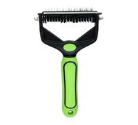 Dog Anti-Lost Brush | Double Sided Secure Metal Comb - Anti Tangle Comb for Cats, For Brushing Home, Vet, Pet Spa, Puppy,