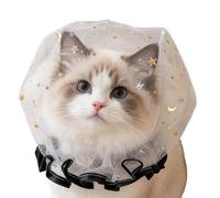 Dog Anti-Scavenging Head Net | Lightweight Mesh Pet Head Cover 25x25x30cm Soft Breathable Safety Collar Hood | Prevents Eating Picking Up Food Anti Dirt Á Protective Pet Wear For Small Dogs