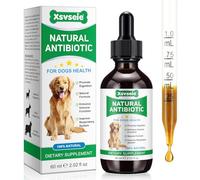 Dog Antibiotics, Natural Antibiotics for Dogs, Dog Multivitamin Herbal Supplements, Support Allergy and Itch Relief, Bacon Flavor - 60ml / 2.02 fl oz