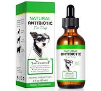 Dog Antibiotics, Natural Antibiotics for Dogs Help with Allergies, Itching, Coughs, Skin, for All Breeds & Ages,Pet Antibiotics Supplements-60ml