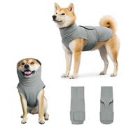 Dog Anxiety Calming Vest Adjustable Turtleneck Thunder Shirt Jacket for Fireworks, Separation, Vet Visits, Pet Hoodie for Large Medium Dogs