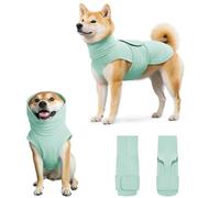 Dog Anxiety Calming Vest Adjustable Turtleneck Thunder Shirt Jacket for Fireworks, Separation, Vet Visits, Pet Hoodie for Large Medium Dogs