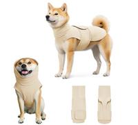 Dog Anxiety Calming Vest Adjustable Turtleneck Thunder Shirt Jacket for Fireworks, Separation, Vet Visits, Pet Hoodie for Large Medium Dogs