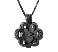 Dog Ash Necklace - Memorial Cremation Container Keepsake, | Pet Cremation Necklace, Remembrance Jewelry,Meaningful Accessory Perfect For Memory Loss, Honoring Beloved Pets, Women