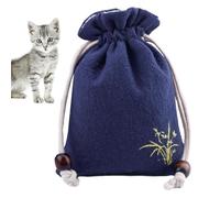 Dog Ashes Bag, Small Pouches For Human Ashes, Drawstring Design Memorial Dog Pouches Large Cat Pet Ashes Pouch Lightweight