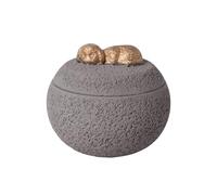 Dog Ashes Urn - Pet Cremation Box Container, Smooth Memorial Keepsake Storage, Safety Decorative Holder | Anti-slip Base With Elegant Remembrance Design For Cat Funeral Memory Display