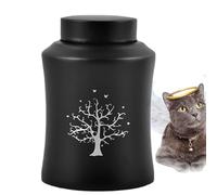 Dog Ashes Urn - Stainless Steel 12x17.8in Pet Container, Stylish Cat Urns, Cremation Pet Jar | Modern Memorial Stainless Cremation Urns Memorial Display For Animals Owners Home Living Spaces