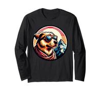 Dog At A Mountain in Switzerland Long Sleeve T-Shirt