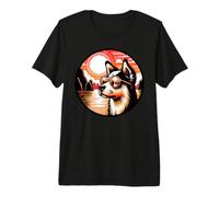 Dog At Ha Long Bay On A Vietnam Vacation Premium T-Shirt