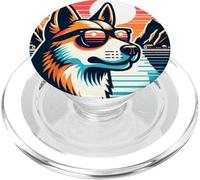 Dog At Loften Archipelago in Norway PopSockets PopGrip for MagSafe