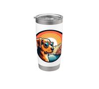 Dog At The Hoover Dam Stainless Steel Insulated Tumbler